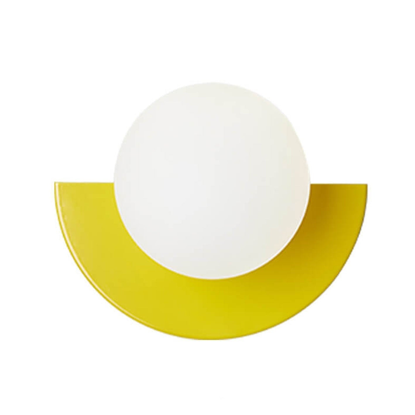 Aurora Halbkreis Wandleuchte | farbiges PVC Glas Design Wandlampe Innenbereich Produktbild 19