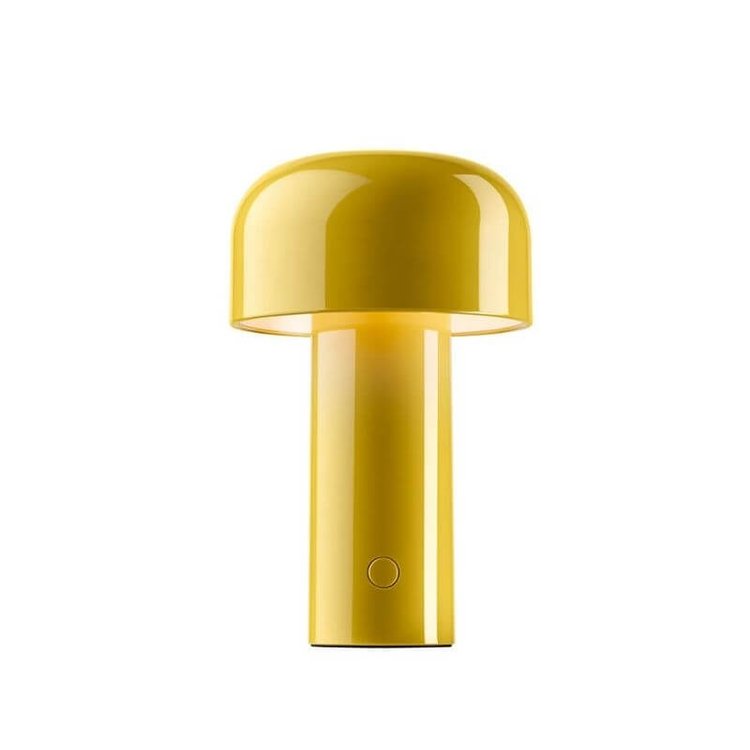 Agari Pilz Tischlampe im Wohnzimmer stimmungsvolles Ambiente kabellose Tischlampe